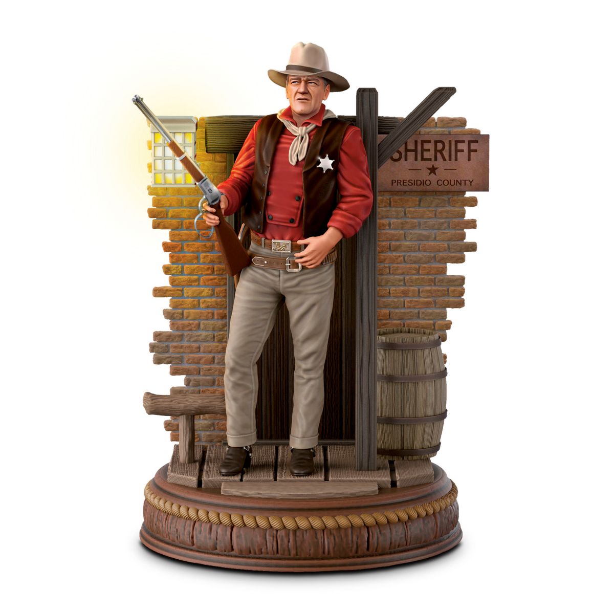 ‘John Wayne: Justice’ Illuminated Figurine