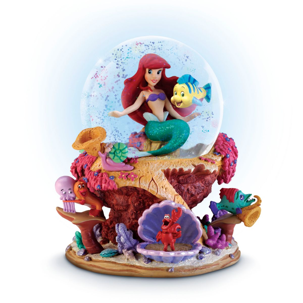 Disney The Little Mermaid Musical Glitter Globe