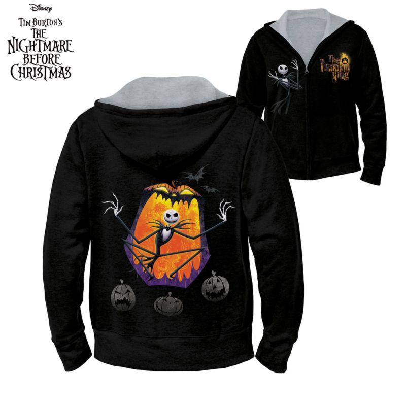 jack skellington reversible hoodie