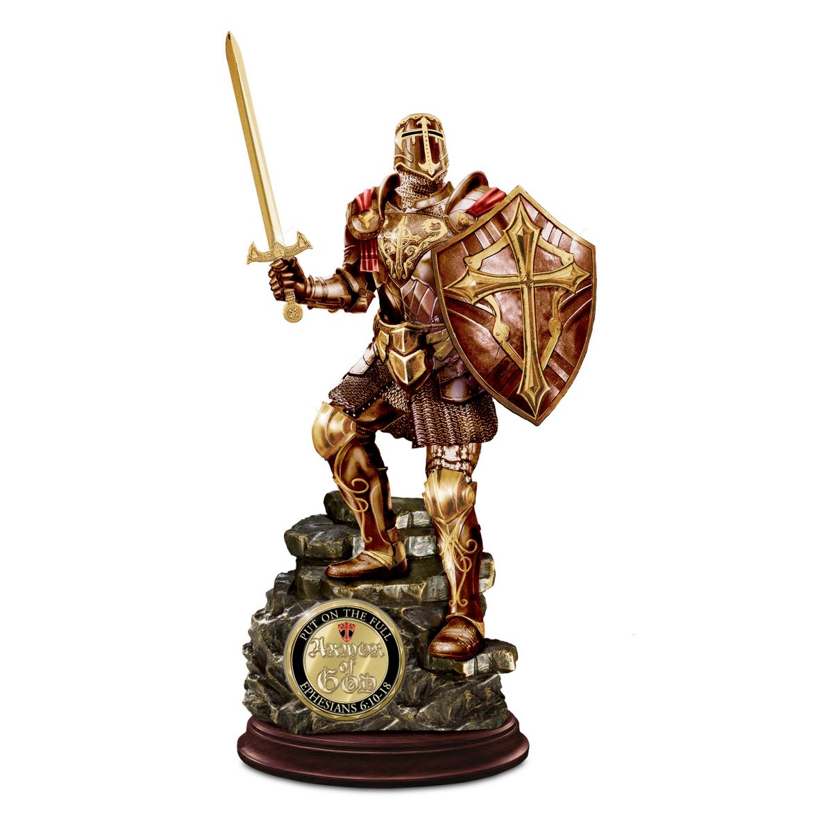 'Armour Of God' Cold-Cast Bronze Sculpture