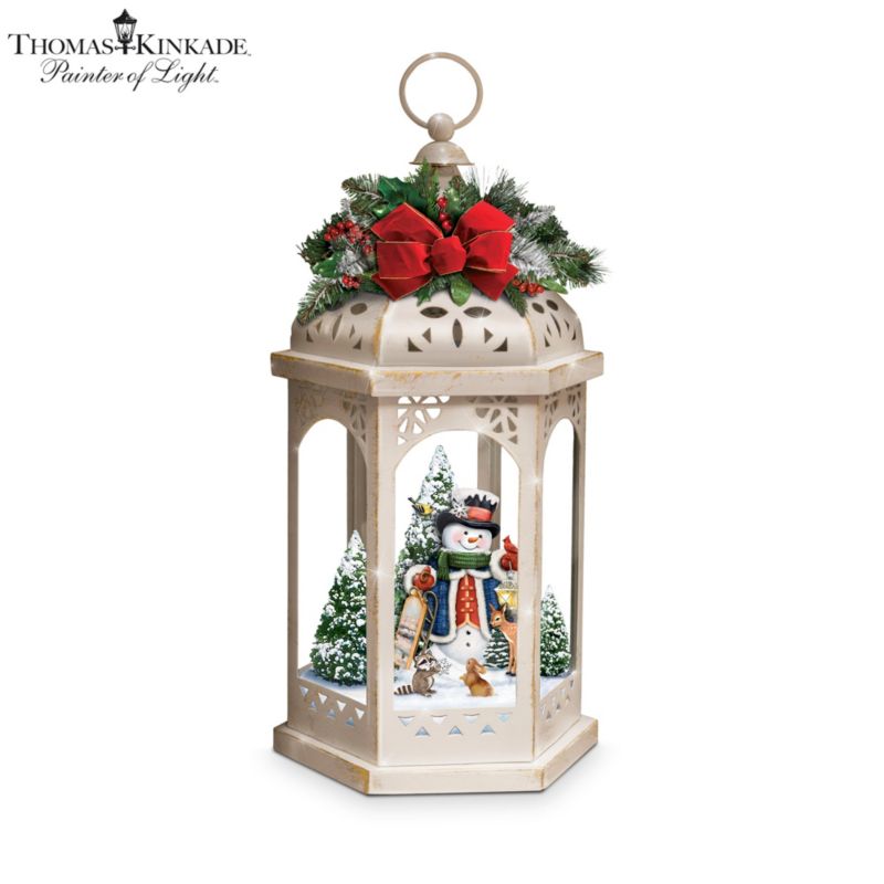 Thomas Kinkade Winter In A Wonderland Illuminating Masterpiece Lantern   0129572001