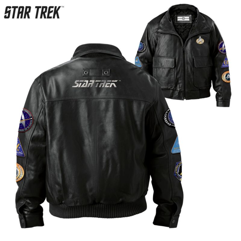 star trek leather jacket