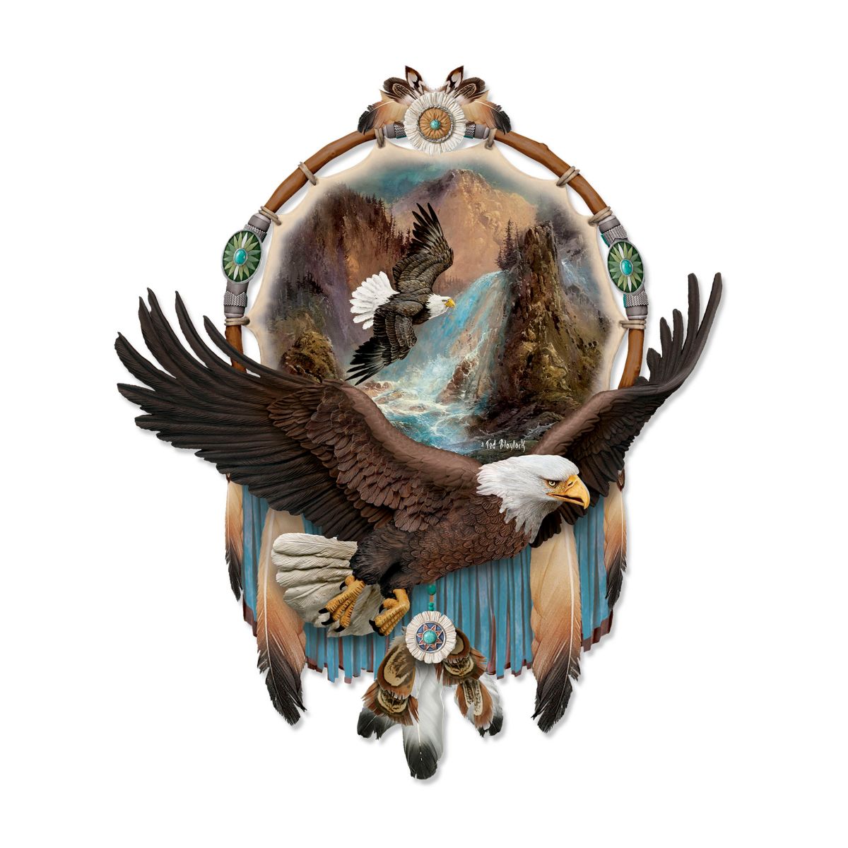 'Mighty Waters' Eagle Wall Décor
