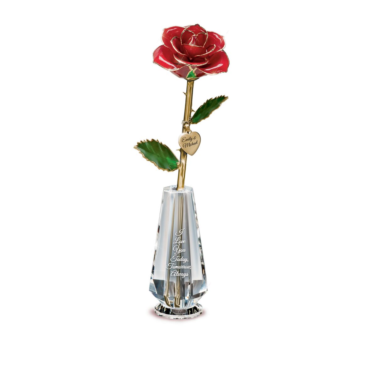 'Everlasting Love' Always in Bloom Personalised Real Rose