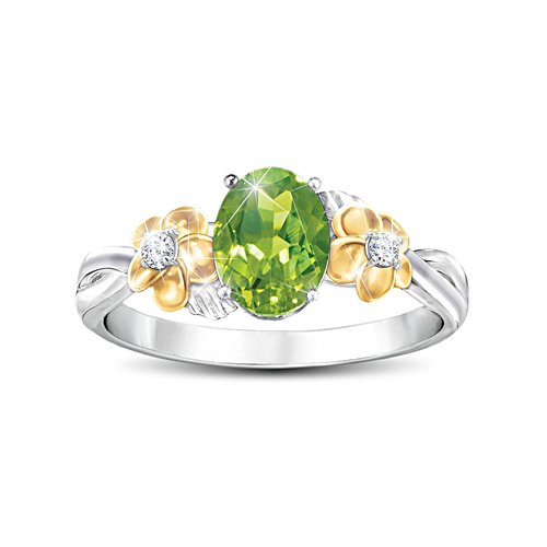 'Splendour Ring' Olivine Ladies' Ring