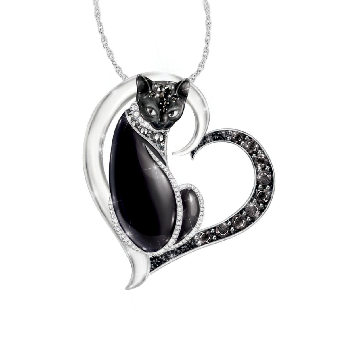 'Midnight Mysticat' Cat Ladies' Pendant
