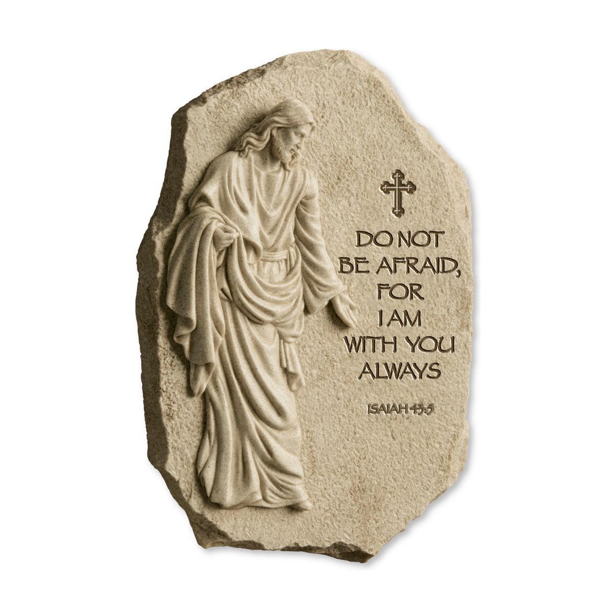 'I Am With You Always' Sculpted Jesus Plaque