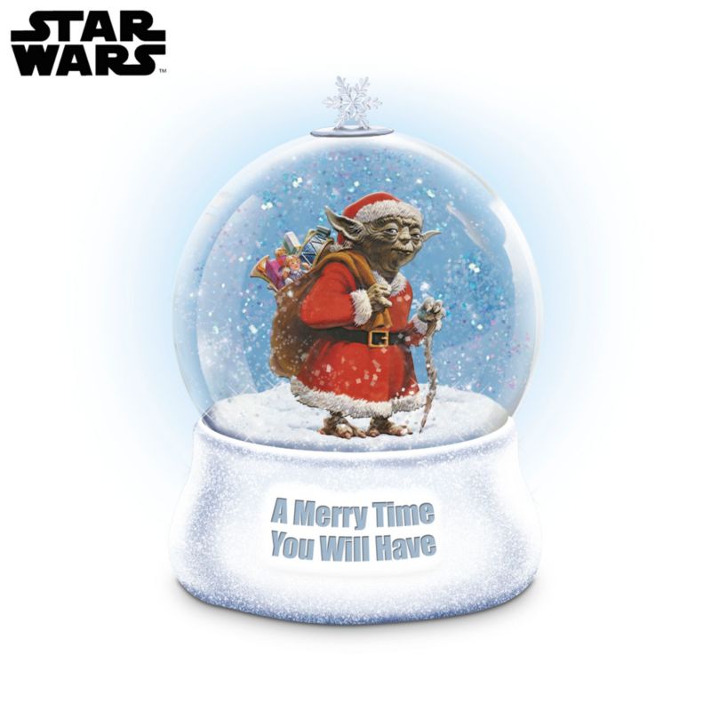 STAR WARS™ 'A Merry Time You Will Have' Christmas Glitter Globe