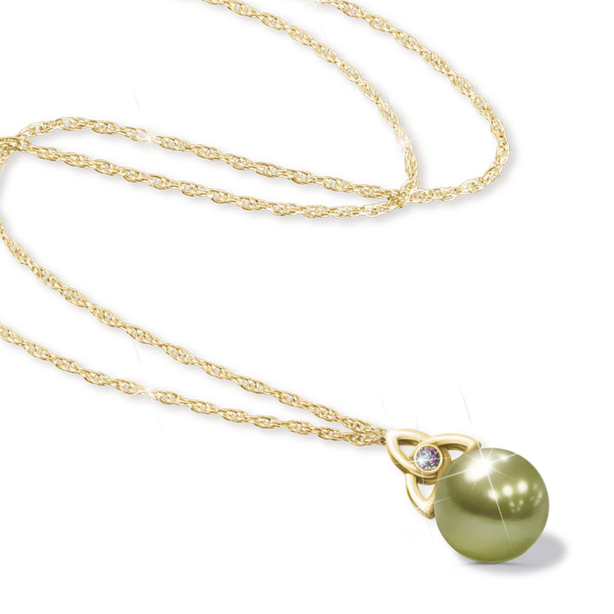 'Pearl Of Wisdom' Ladies' Celtic Pendant