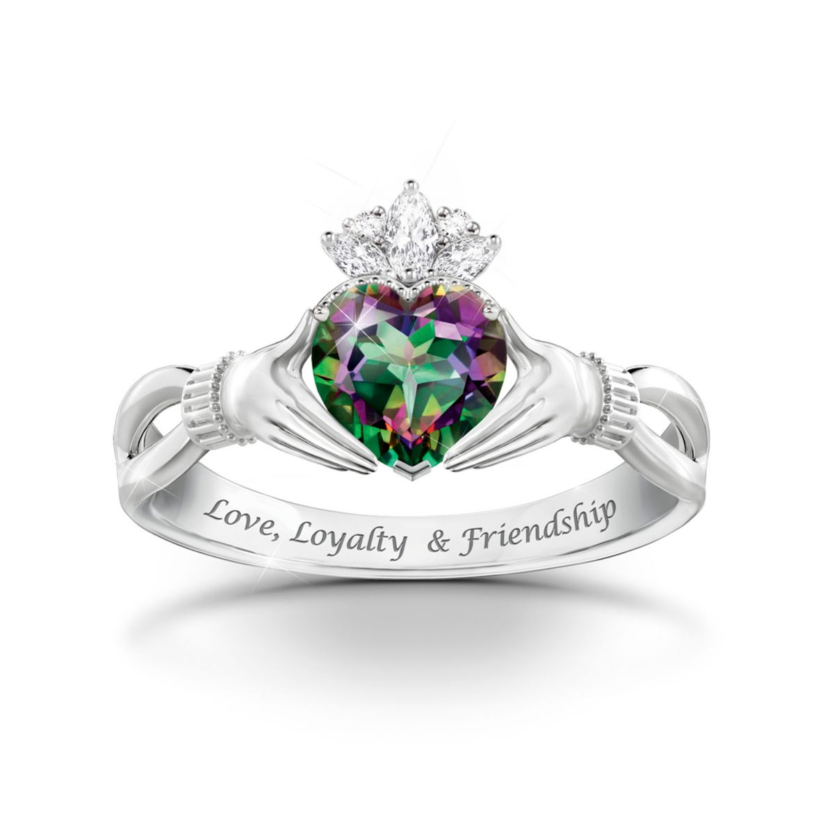 ‘Spirit Of Ireland’ Mystic Topaz Ring