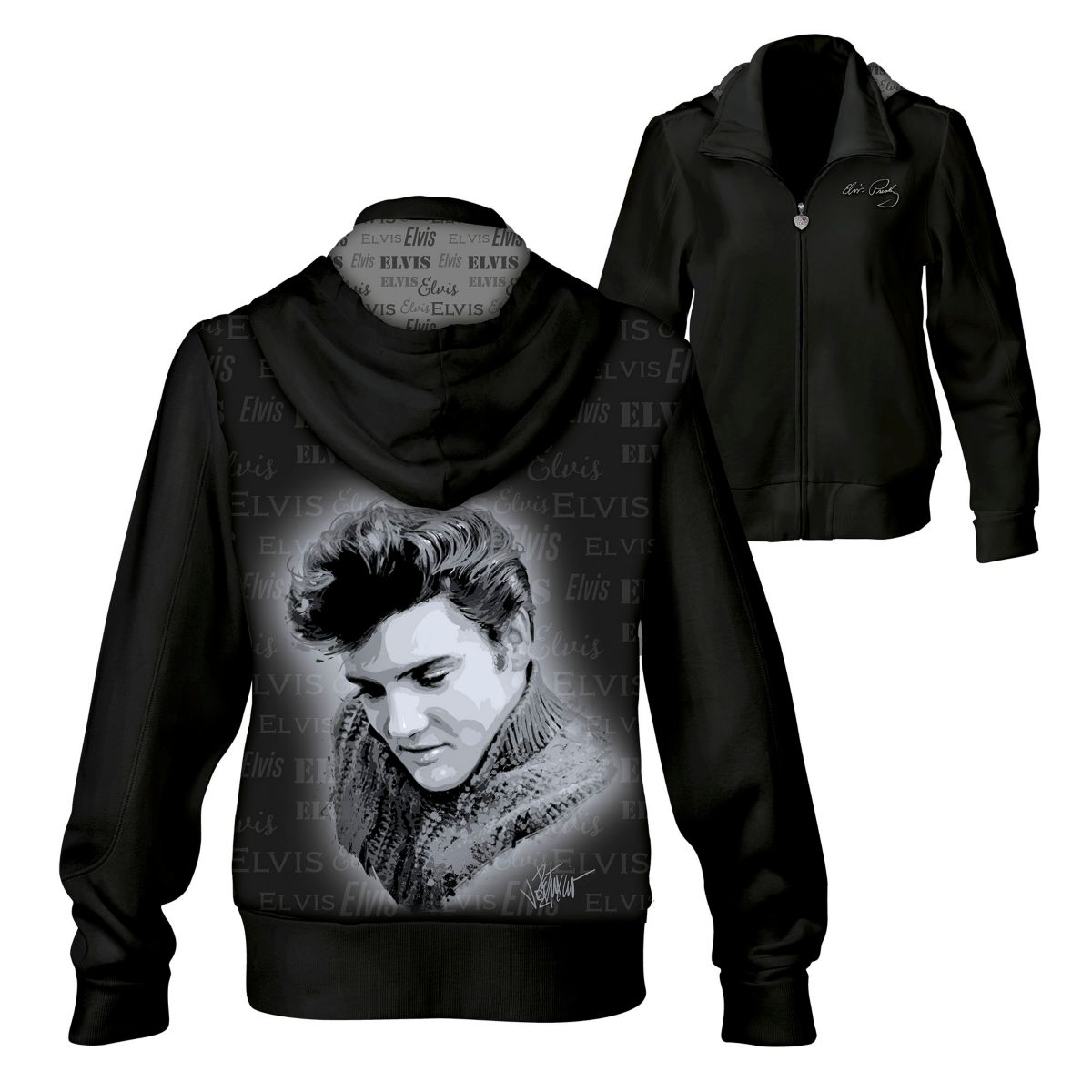 Elvis 'Tender Moment' Ladies' Hoodie
