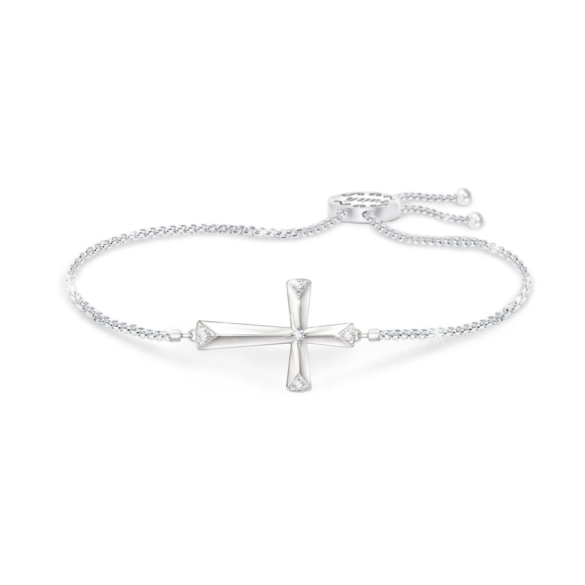 'Blessed With Faith' Ladies' Diamond Bracelet