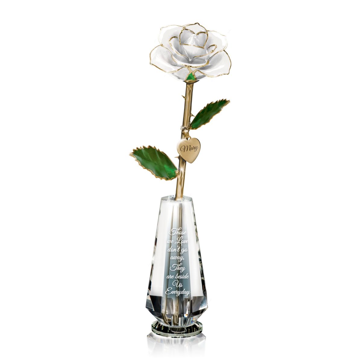 ‘Love Lives On’ Always in Bloom Personalised Real Rose