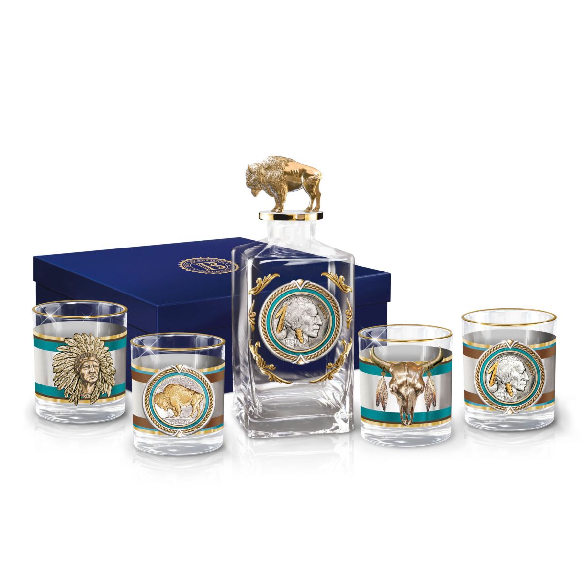'Pride Of The West’ Decanter Set