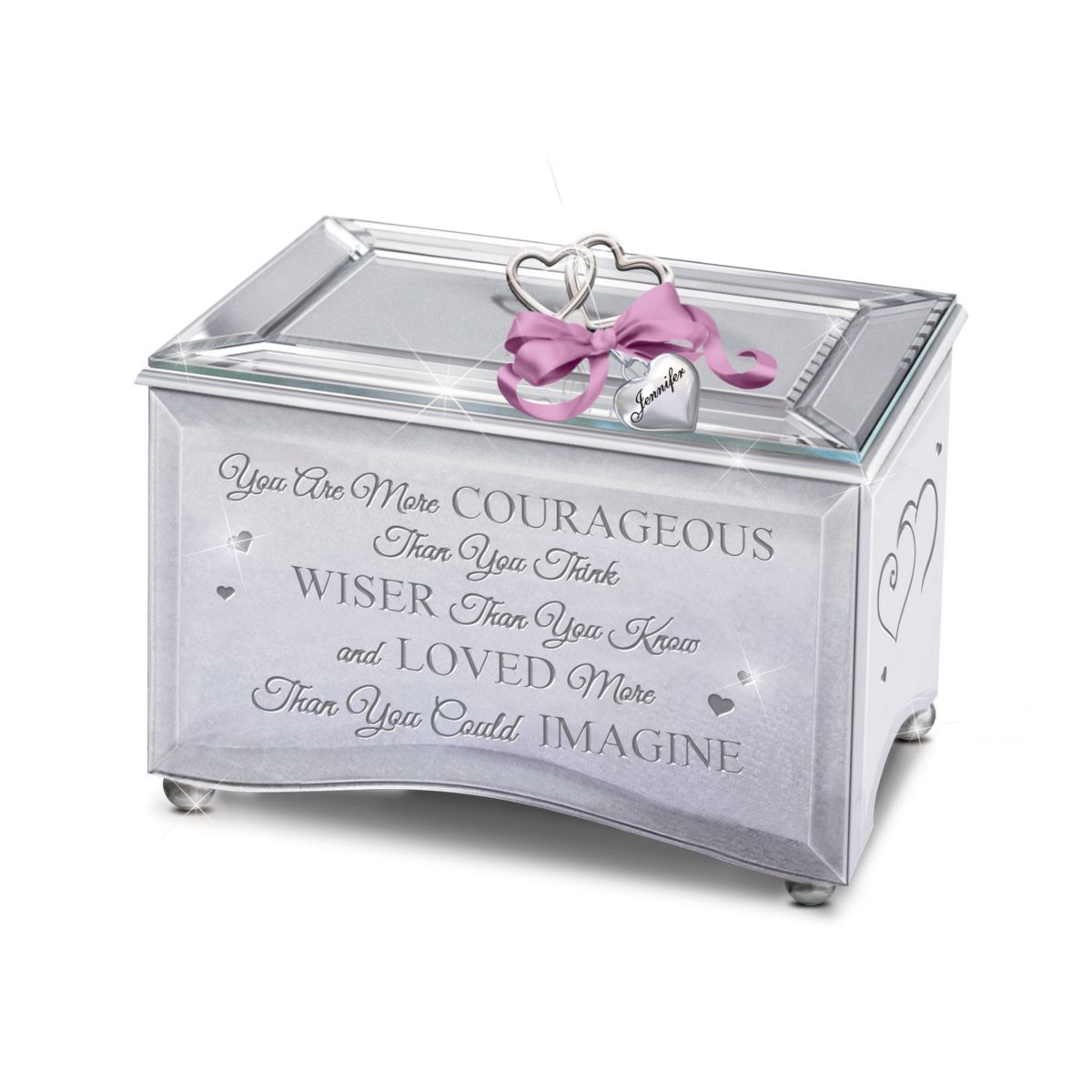 'Strength Of A Woman' Personalised Music Box