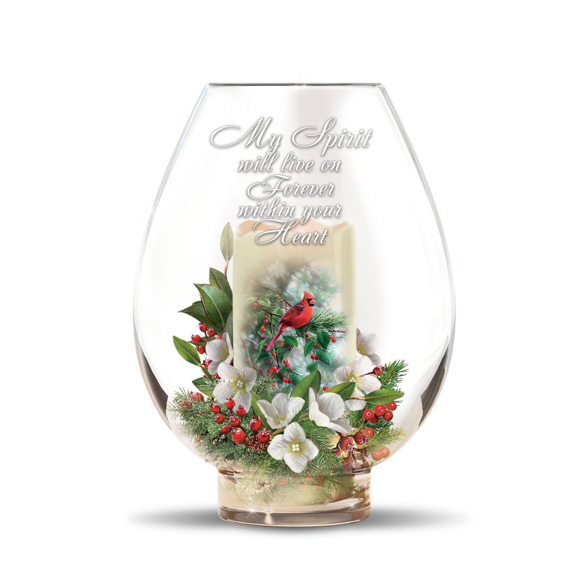 ‘Messenger From Heaven’ Bereavement Candle Holder
