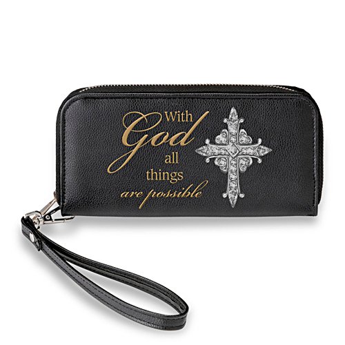 'All Things Are Possible' Ladies' Leather Purse