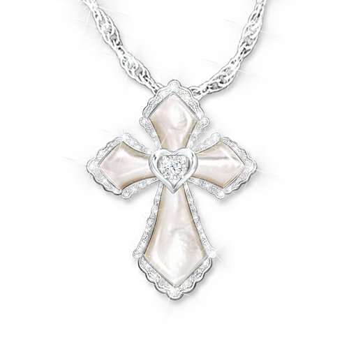 Protection And Strength For My Granddaughter Diamond Cross