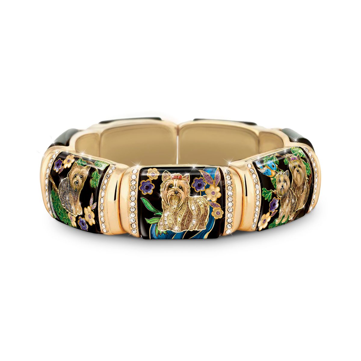 ‘Sophistipup’ Yorkie Stretch Bracelet