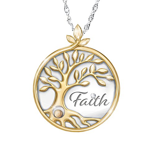 'Seed Of Faith' Diamond Pendant With Mustard Seed