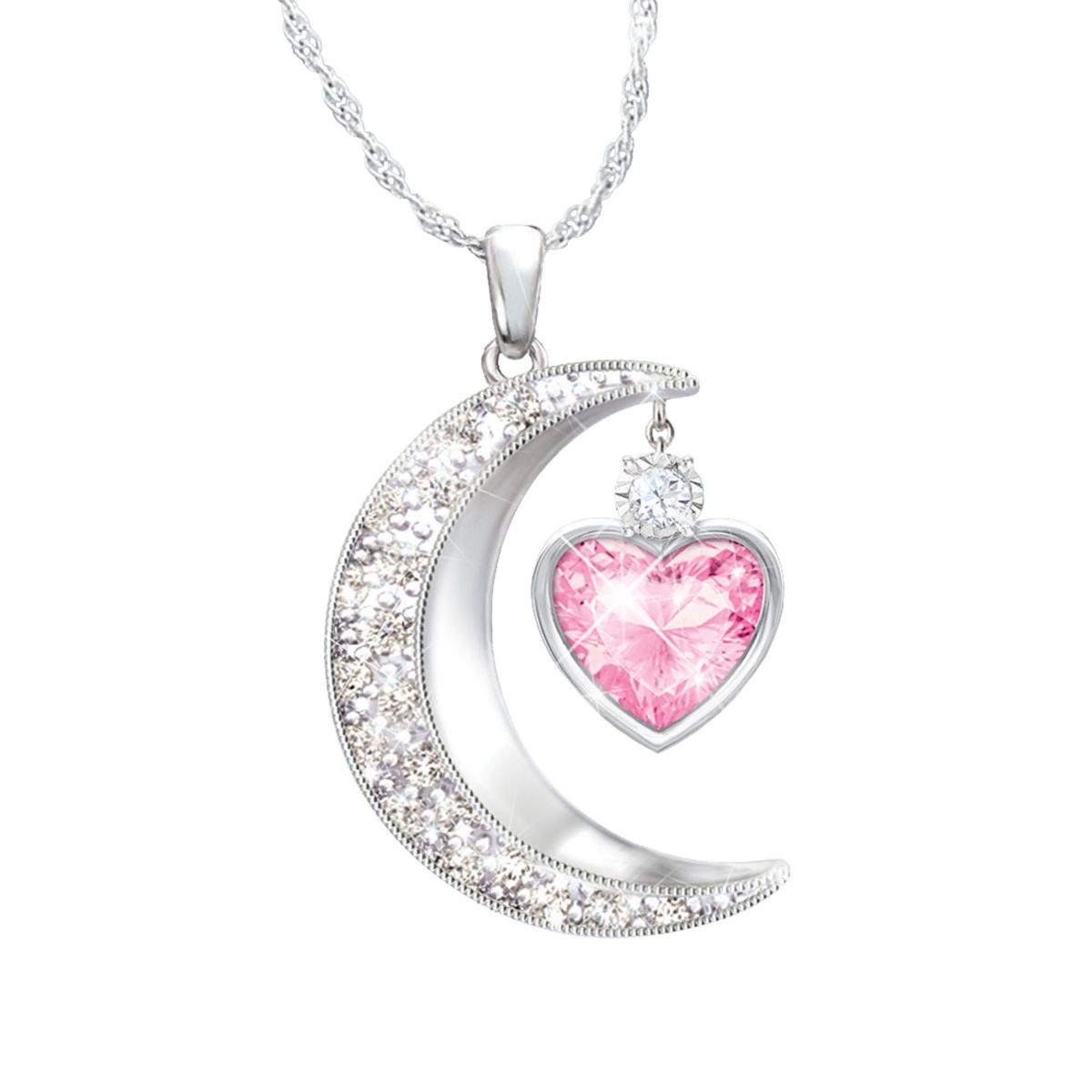 'To The Moon And Back' Granddaughter Personalised Pendant