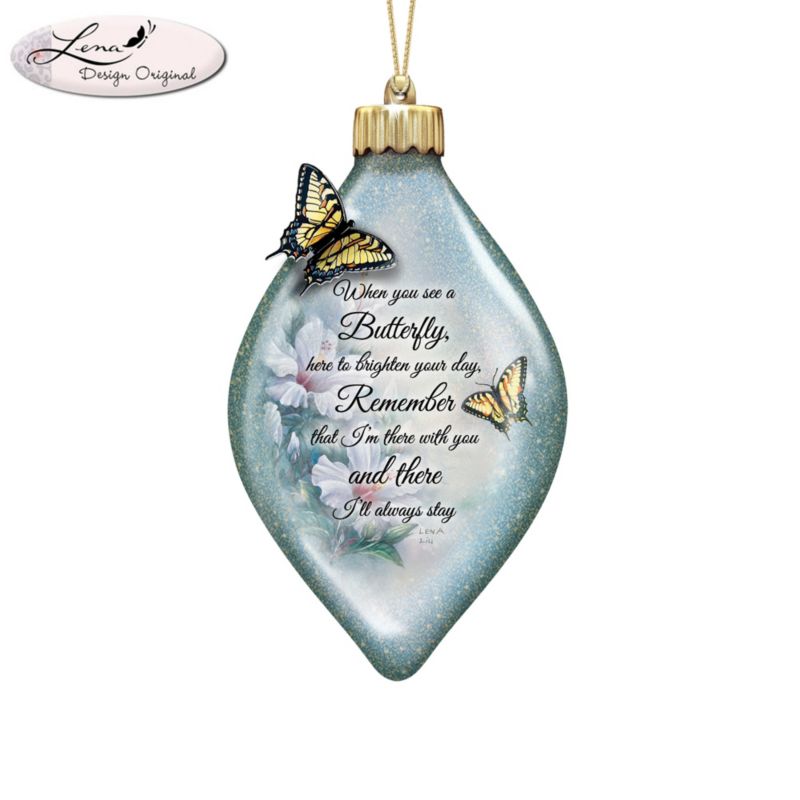 Lena Liu ‘Always Remember’ Illuminating Heirloom Glass Ornament