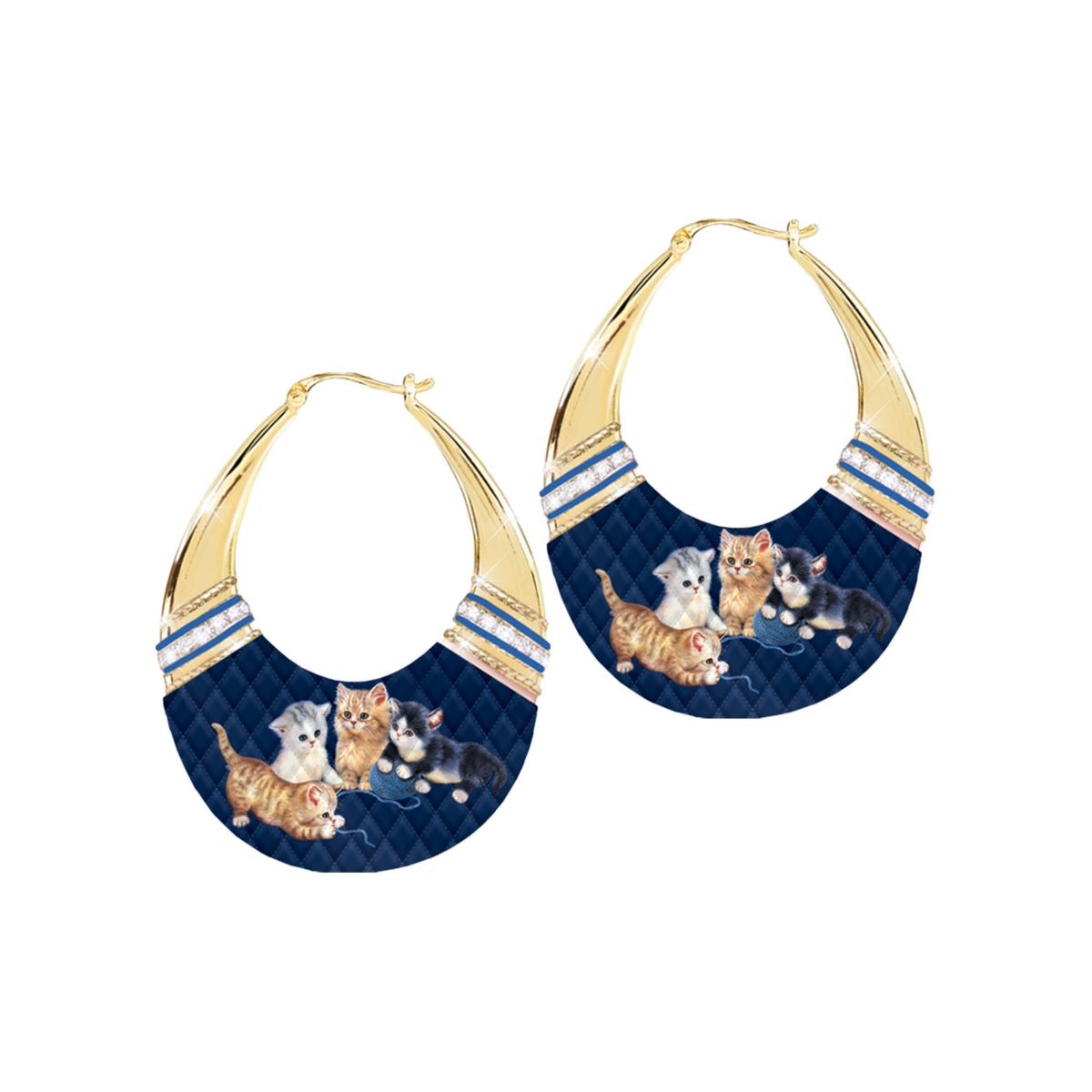 Jürgen Scholz 'Kitty-Kat Cute' Hoop Earrings