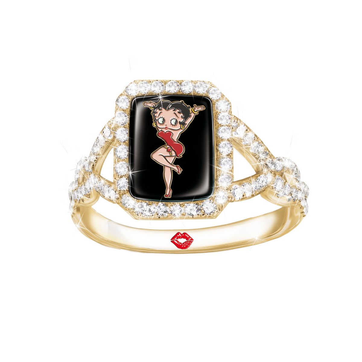 'Dazzling Diva' Diamonesk Ladies' Ring