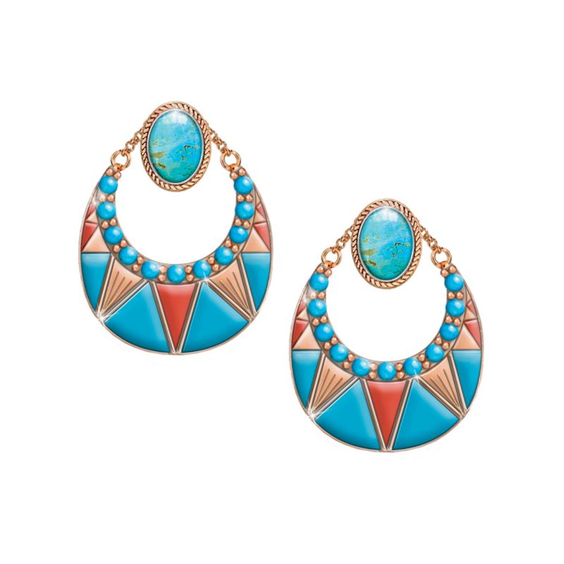 'Native Beauty' Turquoise Earrings