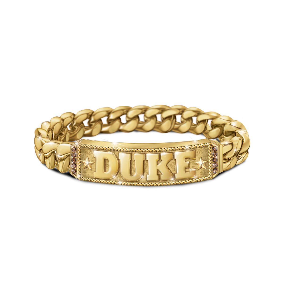 'Duke' Bourbon Quartz Men's Bracelet