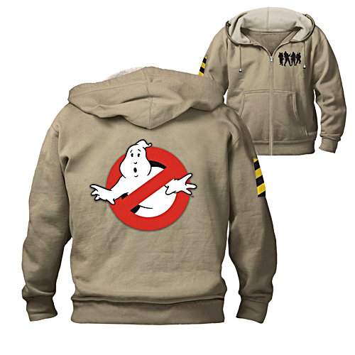 Officially Licensed Ghostbusters Cotton Embroidered Men's Hoodie ...
