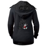 Disney Womens/Ladies Trip Mickey Mouse Hoodie