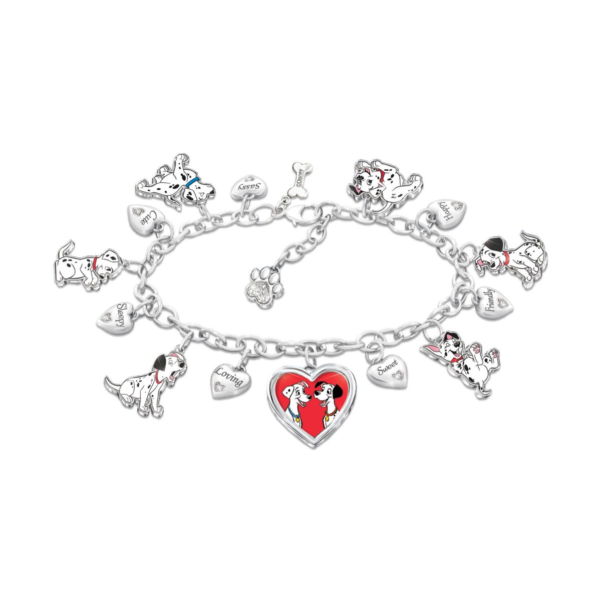 Disney 101 Dalmatians Ladies' Charm Bracelet