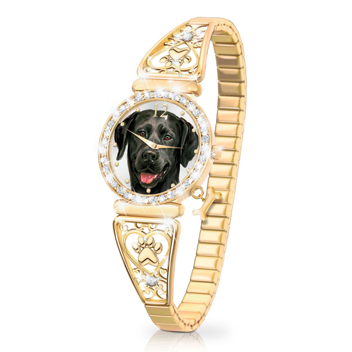 'Forever Faithful' Black Labrador Ladies' Watch