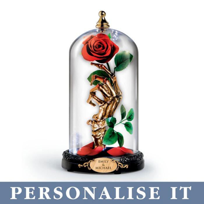 ‘Till Death Do Us Part’ Illuminated Personalised Rose Jar 