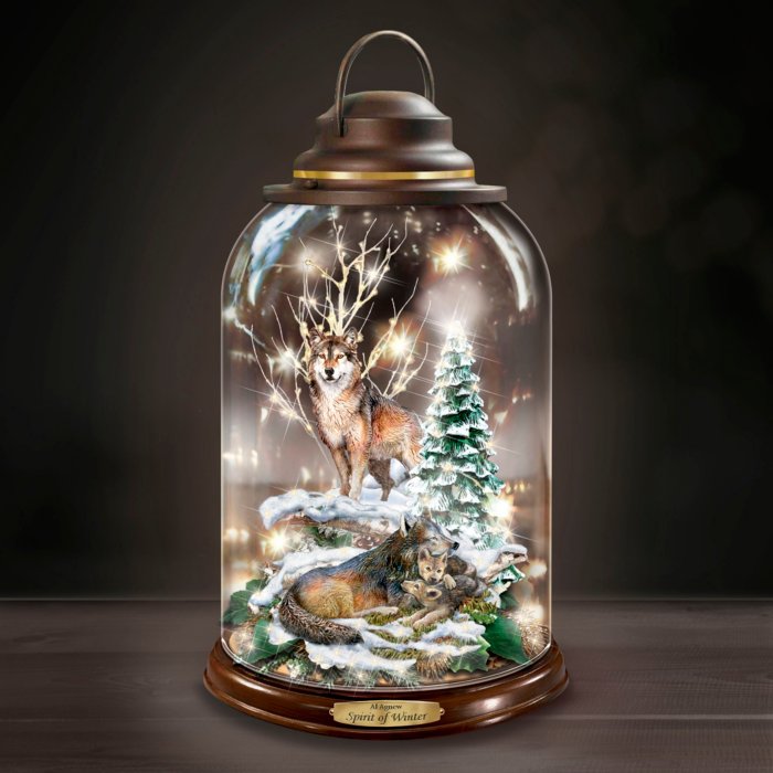 Aanval Gemakkelijk vlotter Geest van de winter — decoratie-lantaarn