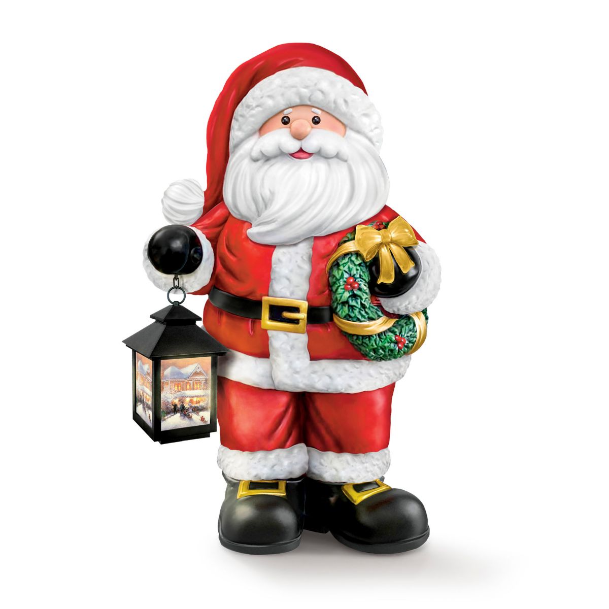Thomas Kinkade 'Merry Christmas' Santa Greeter Sculpture