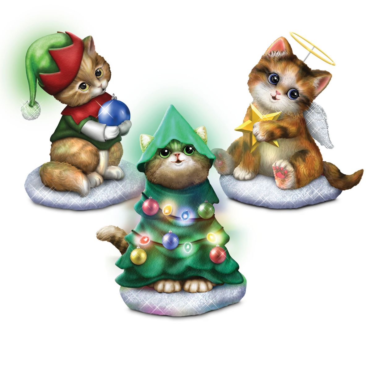 Kayomi Harai 'Purr-fect Medleys' Illuminated Figurine Collection