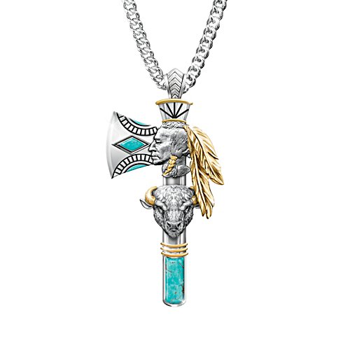 'Pride Of The West' Turquoise Men's Pendant