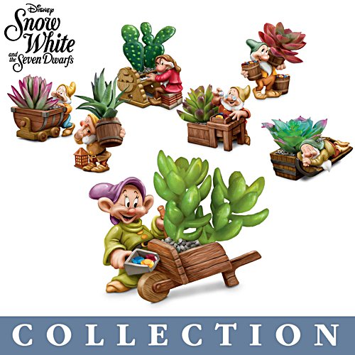 Disney Snow White And The Seven Dwarfs Planter Sculptures