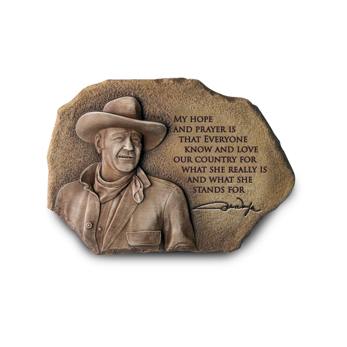'My Hope And Prayer' John Wayne Wall Décor
