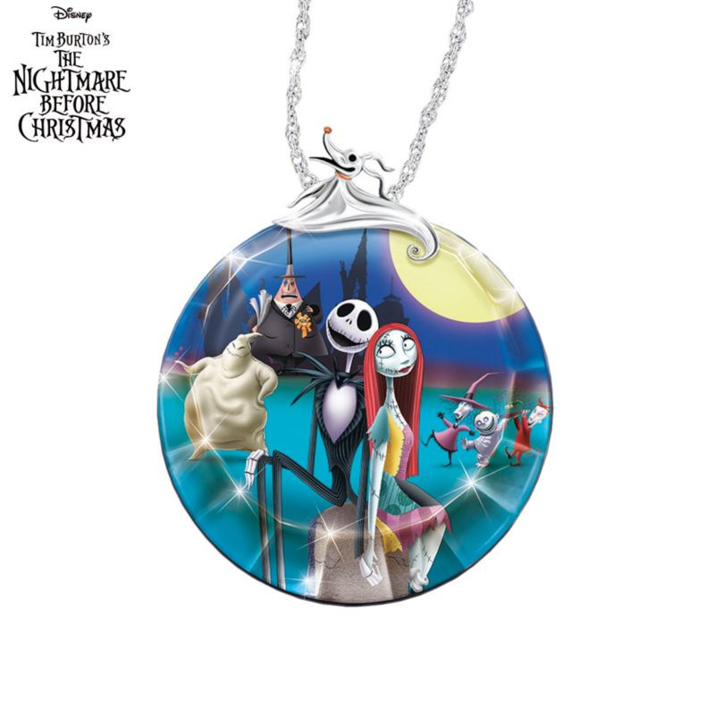 Disney Tim Burton's The Nightmare Before Christmas 'An Enchanting Nightmare' Pendant