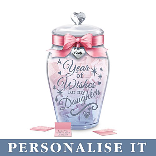 'Heartfelt Wishes For My Daughter' Personalised Wish Jar