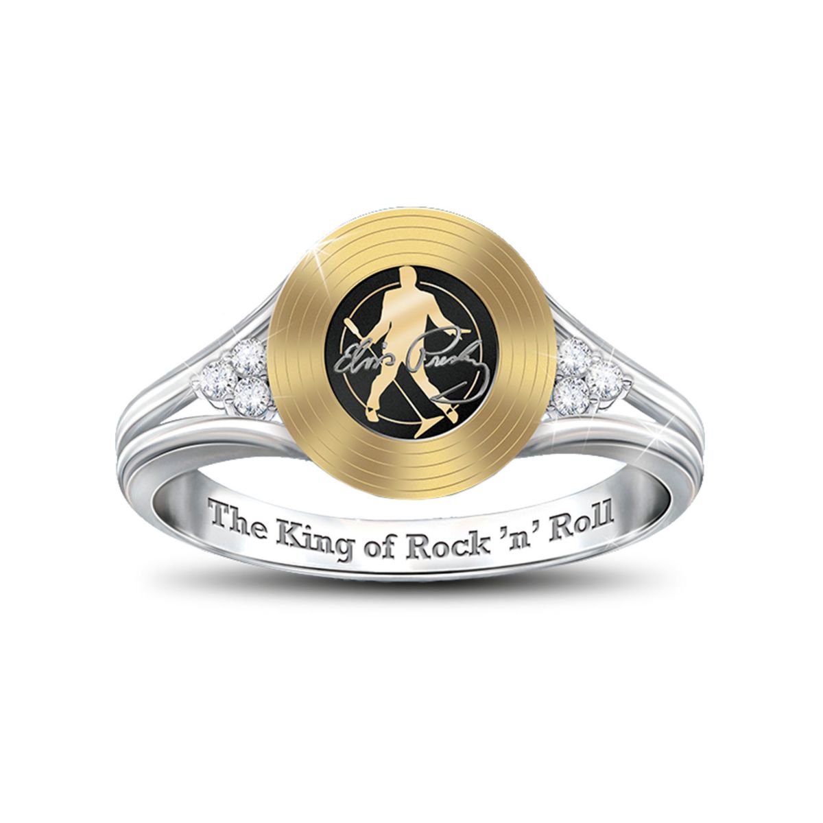Elvis Gold Record Ring