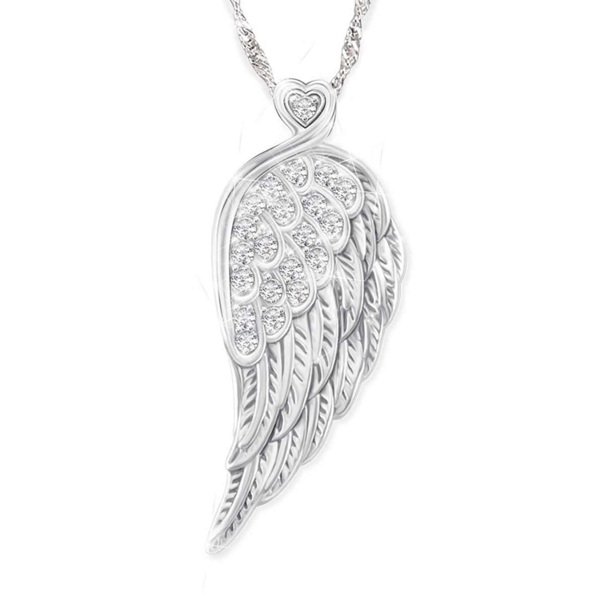 'Protection For My Daughter' Guardian Angel Pendant