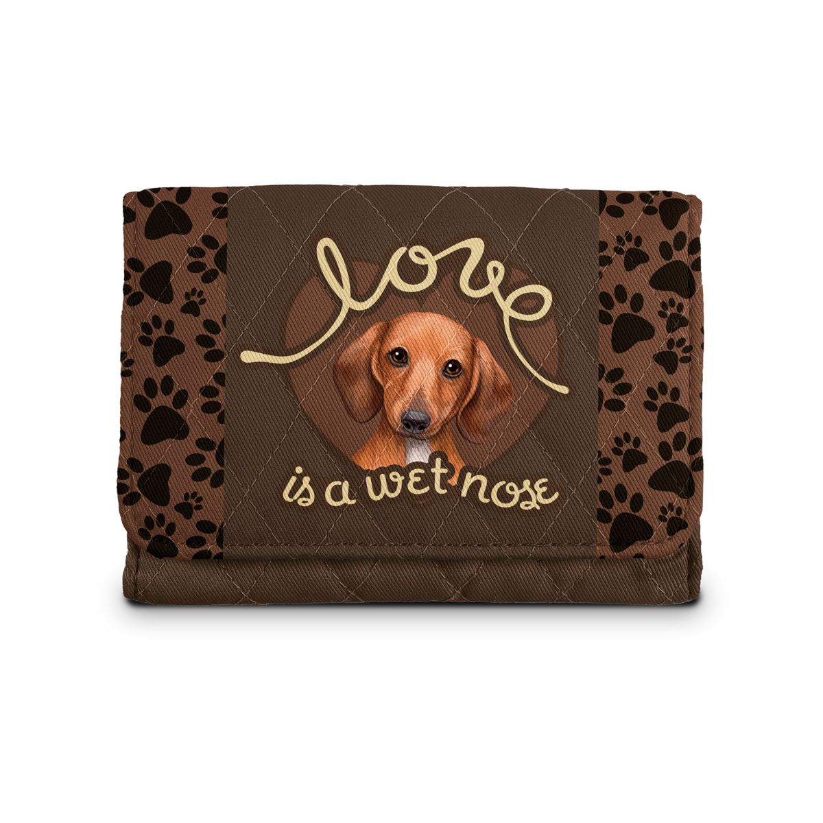 'Love Is A Wet Nose' Dachshund Ladies' Wallet
