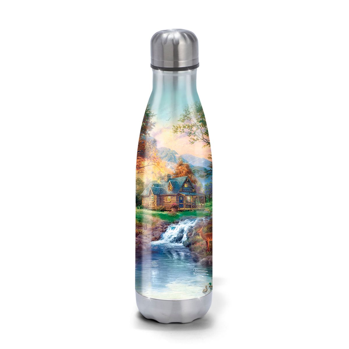 Thomas Kinkade Tranquillity Water Bottle
