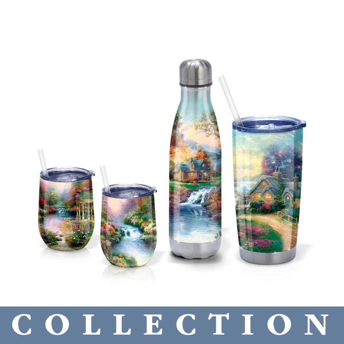 Thomas Kinkade Tranquility Insulated Drinkware Collection