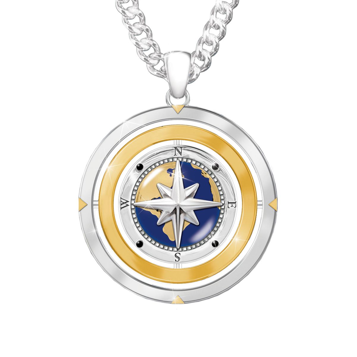 Grandson 'Wherever Life Takes You' Flip Men's Pendant