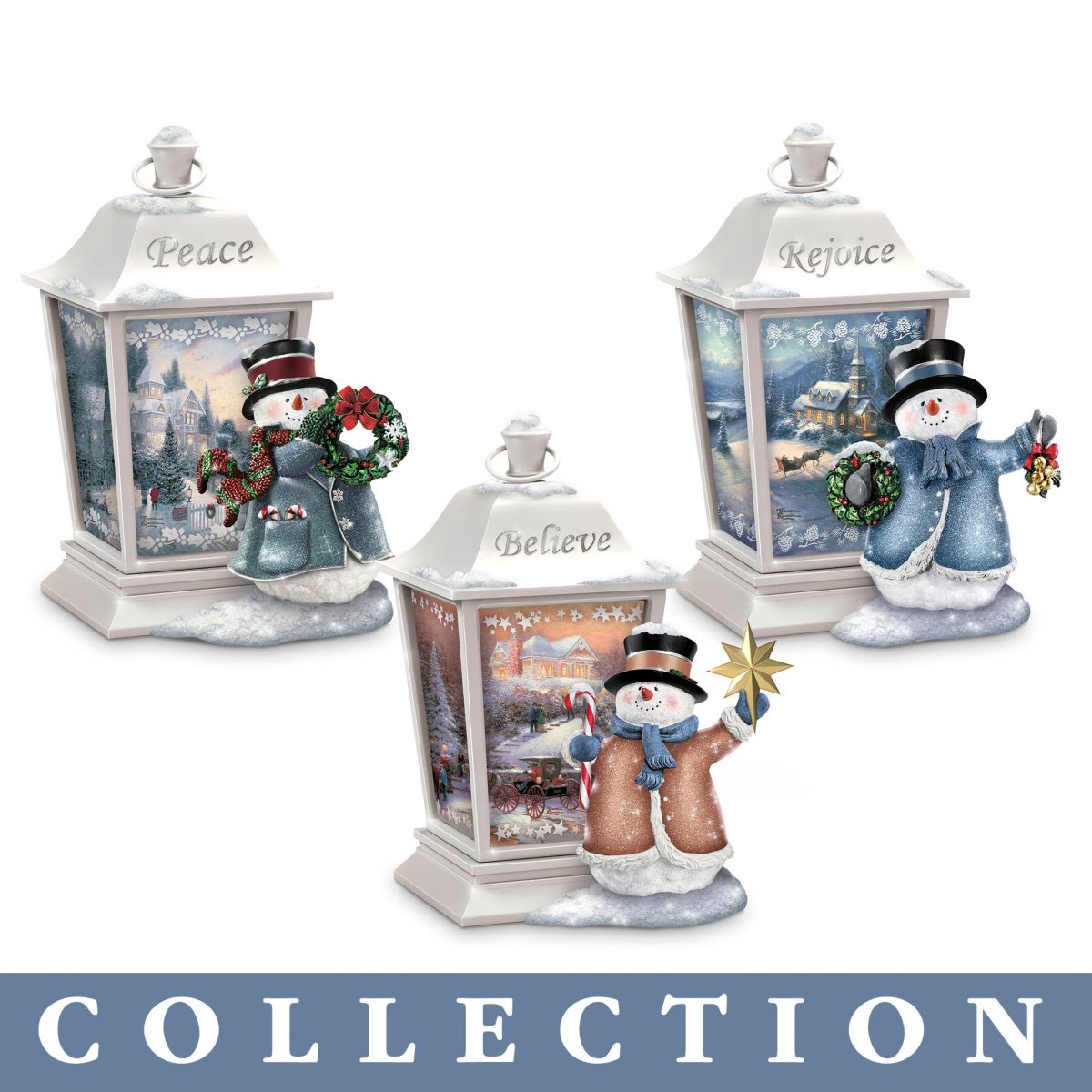 Thomas Kinkade 'Lights Of The Holiday' Lantern Collection